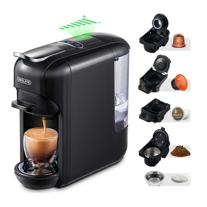 【新品未開封】Gevi ゲビ 4‑in‑1 コーヒーメーカー GV1002 Gevi ゲビ 4in1スマートコーヒーメーカー ブルー