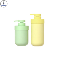Pompe pulvérisatrice cylindrique en plastique de haute qualité pour shampoing et lotion corporelle, usage salle de bain, 500ml 800ml 16oz, vente en gros fabricant