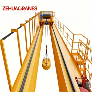 Grúa Puente Electromagnética de Doble Viga 50T con Elevación Magnética, Grúa EOT con Certificación CE <span class=keywords><strong>ISO</strong></span> para Manipulación de Chatarra de Acero y Placas de Acero en Talleres - Product Image 3