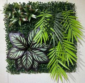 50*50 ألواح جدارية اصطناعية نباتات اصطناعية عشب أخضر لتزيين الأماكن المغلقة - Product Image 3