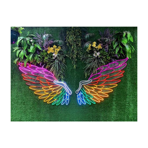 <span class=keywords><strong>Letras</strong></span> de Neón Decorativas al por Mayor para Pared, Letrero de Neón con Forma de Ala de Mariposa, Luz de Neón para Decoración de Bares, Fiestas y Negocios - Product Image 5