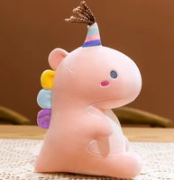 OEM 30cm Kawaii Dinosaure Peluche Jouet Doux Coton Matériel Anniversaire Accessoires A-642 Lavé