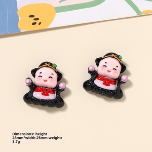 Accesorios Divertidos: Dijes de Resina Kawaii de Sirena con Base Plana, Lazos Deslumbrantes, Accesorios DIY para Pegamento Crema, Horquillas, Zapatos de Playa, Parches 3D para Moldeo - Product Image 3