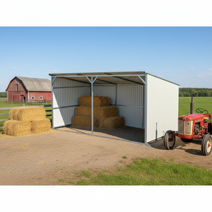 LS1912-H317 <span class=keywords><strong>Abri</strong></span> métallique d'extérieur pour bétail, chevaux et moutons, <span class=keywords><strong>abri</strong></span> de <span class=keywords><strong>ferme</strong></span>, remise pour vélos, garage à vélos - Vente directe usine - Product Image 5