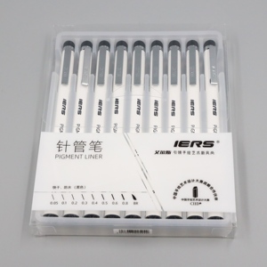 Bolígrafos con logotipo personalizado de alta calidad Diseño de tinta de pigmento impermeable Fineliner para dibujar y pintar BOCETOS - Product Image 1