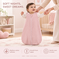 AW Factory – Sac de couchage personnalisé en coton de bambou uni avec rembourrage pour bébé, nouveau-né et tout-petit – Couverture portable pour bébé