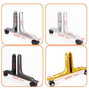 Mobile Aluminum Alloy Partition Stand With Brake <b>Wheels</b> For Office Furniture Floor Mount Minimalist Design - Product Image 4