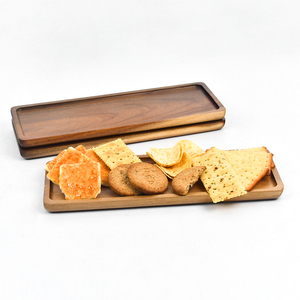 Plateau de service en bois WDF à 3 niveaux, petit plateau pour noix, gâteaux, petit-déjeuner, plateau de service en bois d'acacia, plateau de service en bois pour chocolat - Product Image 2