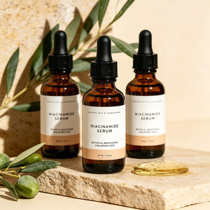 Élixir Botanique Éclatant à l'Acide Hyaluronique et au Complexe de Vitamine B3 (Niacinamide) Marque Blanche - Product Image 3