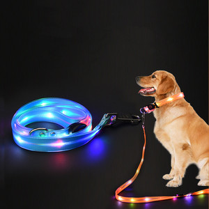 Holesale-collar con luz <span class=keywords><strong>LED</strong></span> para perro, Correa brillante recargable por USB - Product Image 1