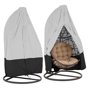 <span class=keywords><strong>Housse</strong></span> de chaise suspendue en forme d'œuf pour 2 personnes, imperméable, <span class=keywords><strong>protection</strong></span> solaire, durable, 100% polyester, unie, pour la plage/l'hôtel/les fauteuils - Product Image 4