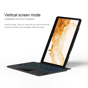 Ruidian เคสแท็บเล็ตคีย์บอร์ด BT แบบไร้สายสำหรับแท็ปเล็ต Samsung S8อัลตร้าพลัส A7 <span class=keywords><strong>A8</strong></span> S7พร้อมที่ใส่ปากกา - Product Image 2