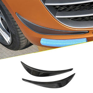 Ailerons avant en fibre de carbone ICOOH pour <span class=keywords><strong>Audi</strong></span> R8V8 V10 2008-2015 - Finition noire, qualité supérieure, ajustement direct - Product Image 1