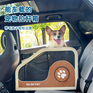 Poussette Corgi détachable et pliable, transporteur pour chats et chiens, cage de poussette réversible élégante. - Product Image 2