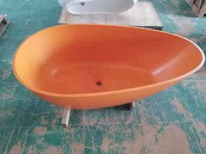 Jacuzzier 1.8m fille rose pierre artificielle profonde baignoire salle de bain piscine solide Spa baignoire autoportante wasmo <span class=keywords><strong>tente</strong></span> spa baignoires - Product Image 3