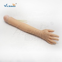 Modelo Avanzado de Entrenamiento para Inyecciones Intravenosas en el Brazo con Bomba Circulatoria para Laboratorio de Enfermería, con Certificaciones CE, ISO, ROHS y CNAS