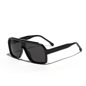 New Y2K Mát Vuông Retro Rim Cross-Biên Giới Lớn Khung Với Uv400 Ống Kính Trong Cam Vàng Retro Tr90 Kính Mát Cho Nam Giới Và Phụ Nữ - Product Image 6