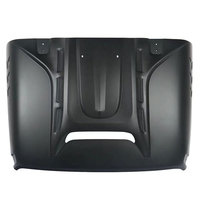 Compatible avec le capot avant noir et la plaque de couverture du compartiment moteur du Jeep Wrangler JK