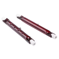 Tube de chaleur à ondes courtes en gros Quartz rouge rubis réflecteur IR lampes chauffantes halogènes