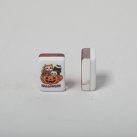 Mahjong américain de luxe portable en acrylique double version Q chat, cadeaux de fêtes, loisirs et divertissement