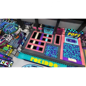 Pokiddo Custom 2500 Sqm Indoor Playground Complex Centro de entretenimiento familiar con Maze Tag Rope Course Trampoline Park - Product Image 3