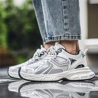 Nouvelles Chaussures de Sport Décontractées pour Hommes Été 2026, Légères et Respirantes en Maille, Tendance Mode, Polyvalentes, avec Semelle Intermédiaire en Caoutchouc Rehaussante