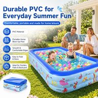 Grande piscine gonflable pour enfants et adultes, piscine gonflable portable à charge rapide intelligente pour la maison, produit de divertissement sportif