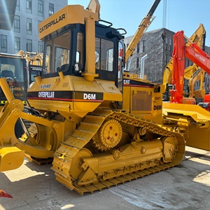 รถดันดินตีนตะขาบ Caterpillar D6M สีเหลือง รถบูลโดเซอร์สำหรับงานก่อสร้าง เครื่องยนต์ Cummins กำลัง 315 กิโลวัตต์ ความจุดันดิน 8.6 เมตร สำหรับไซต์ก่อสร้าง - Product Image 3