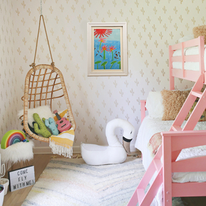 Cadre photo de stockage d'art pour enfants nouveau style blanc classique avec des rayures cadres d'art pour enfants 50 cadres de stockage d'images pour enfants - Product Image 4