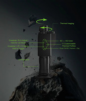Nouvelles lunettes de vision nocturne infrarouges tout-en-un NV265 2025, 13 modes d'imagerie thermique, grossissement 7x, résolution 4K