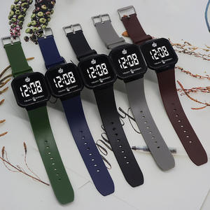 Cross Border Hot Selling IOS Quadrat Touchscreen LED Elektronische Uhr Voice Assistant Kunststoff armband für Schüler der Mittelstufe - Product Image 2