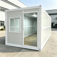 Casa Contenedor Prefabricada, Casa Contenedor Desmontable de 20FT 40FT, Edificio Modular de Acero de Ensamblaje Rápido para Oficina en Obra/Dormitorio, Aprobado por CE