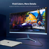Câble BENFEI USB C vers HD MI 2.1 8K 60Hz, 4K 240Hz, 6 pieds, coque en aluminium, tressé en nylon