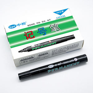 Rotuladores de tinta impermeables permanentes a base de alcohol Sipa SM338 Color negro/rojo/azul indeleble para escribir en papel - Product Image 1