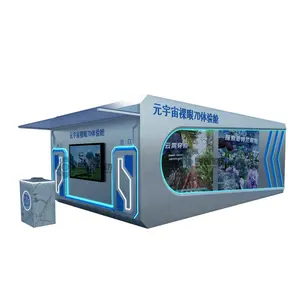The bare-eye 7D container orbital cinema flight compartment is portable and can be put directly without decoration