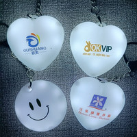 Veilleuse créative rechargeable en forme de cœur à commande tactile, lampe multifonctionnelle pour portefeuille et sac à main, porte-clés portable à suspendre