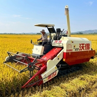 Moissonneuse-batteuse d'occasion 120 CV pour céréales (blé, riz, maïs) avec moteur et boîte de vitesses, largeur de travail 2200 mm, haute productivité