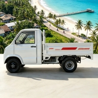 Camionnette électrique puissante de 3000 W, batterie 72 V 100 Ah, capacité de charge de 1000 kg, véhicule utilitaire électrique avec suspension intégrale pour les routes accidentées