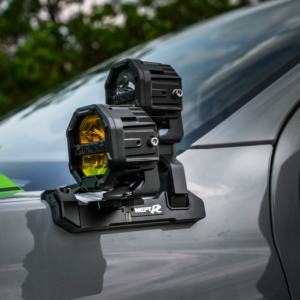 Accessoires extérieurs prêts à monter sur pilier en aluminium noir Rigid Industries - Product Image 3