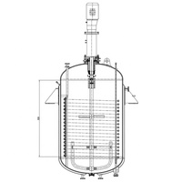 Réacteur d'hydrogénation haute pression 20000L avec contrôleur automatique pour l'utilisation d'oxyde d'aluminium