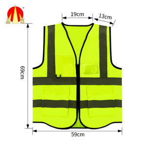 अनुकूलन योग्य लोगो हाय वर्कवियर जैकेट स्वेटर जींस पॉलिएस्टर सुरक्षा: चिंतनशील लाइनों और सिंटा के साथ - Product Image 6