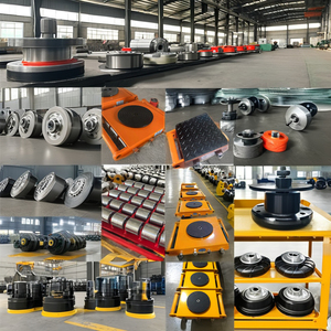 8Ton Straight Steel Wheel <strong>Trolley</strong> CRA-4 - Heavy <strong>Cargo</strong> <strong>Transport</strong> Tool - Product Image 3