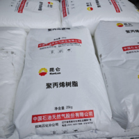 KUNLUN PP L5E89 Granulés de polypropylène vierge homopolymère de qualité alimentaire pour moulage par injection, haute résistance, MFI 3.5, 25 kg/sac
