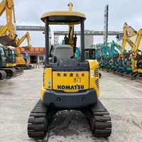 Mini-pelle hydraulique d'occasion de haute qualité 100% Japon CE EPA Komatsu PC30 3 tonnes PC35 PC55 à chenilles en caoutchouc à bas prix
