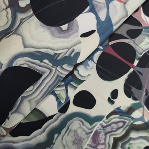 Nhà Máy Trực Tiếp Cung Cấp 190gsm 81% Nylon 19% Spandex In Yoga Vải Vải Cho Yoga Mặc - Product Image 3