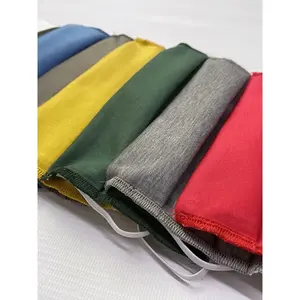 Mascherina in jersey plissettato personalizzata per merchandising - Product Image 5