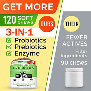 Compresse Masticabili Probiotiche per <span class=keywords><strong>Cani</strong></span>, Promuovono la Digestione Gastrointestinale, Migliorano l'Immunità, Abbelliscono Pelle e Pelo - Product Image 5