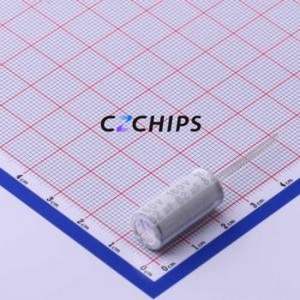 ตัวเก็บประจุอิเล็กโทรไลต์อะลูมิเนียมแบบ Through-Hole รุ่น 01EC5625 ชิ้นส่วนแบบ Through-Hole (THT) ขนาด D10xL20 มม. 82uF 20% 160V 1.15A-100kHz - Product Image 1