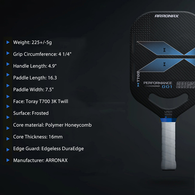 2個セット ピックルボール パドル ARRONAX カーボン加工の摩擦面 青 ピックルボール パドル（スポーツ用品）のおすすめ人気商品一覧