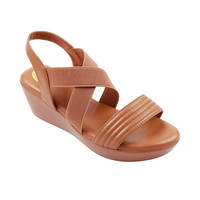 tan platform wedges